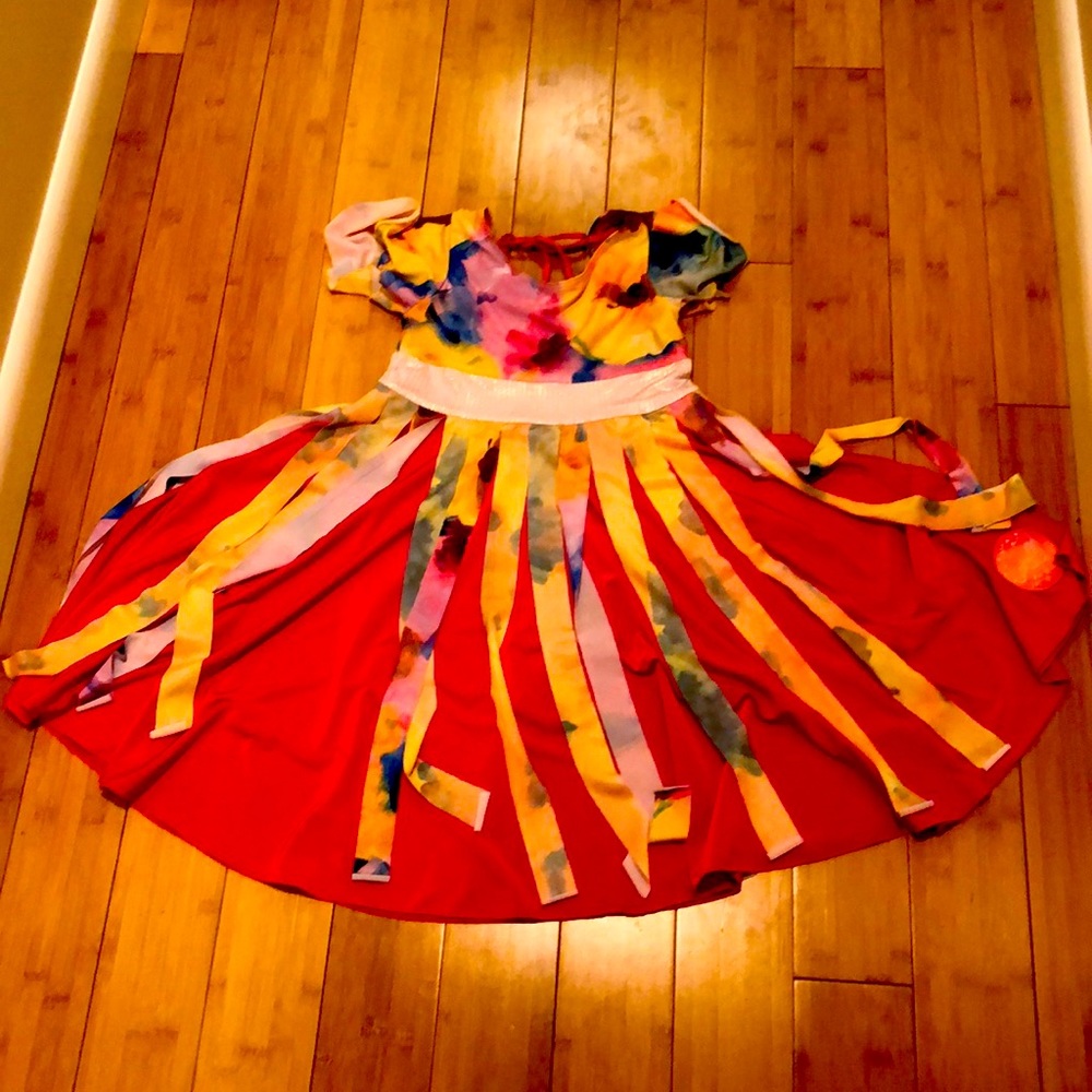 Twirly Girl Pinwheel Dress